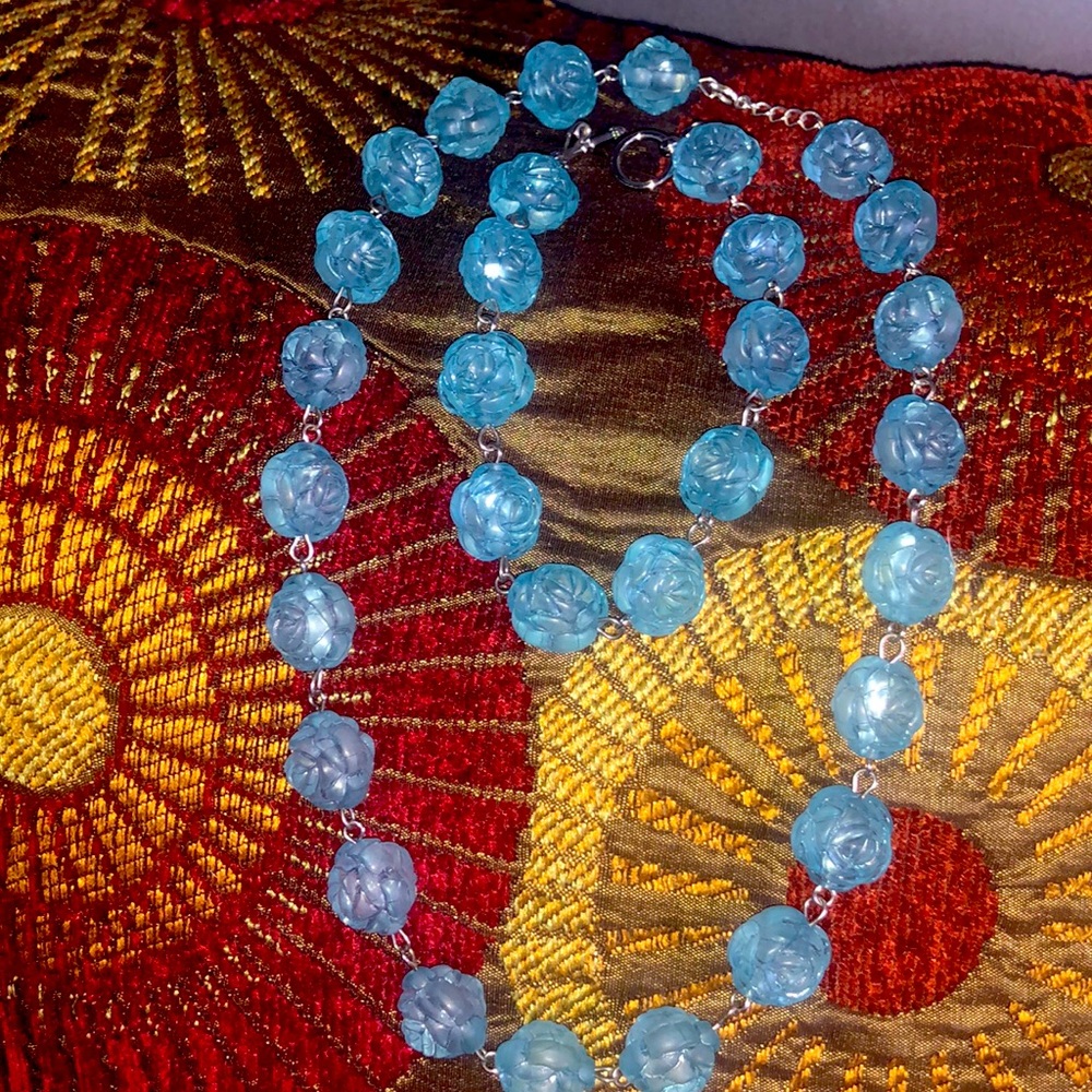Handmade bracelet with matching necklace sold together.